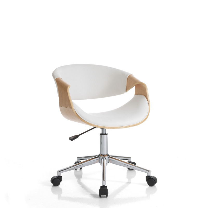 Poltrona Da Ufficio Visby Wood 65 X 54,5 H41,5 Cm