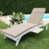 Cuscino Real Lettino Tortora per arredo giardino e casa