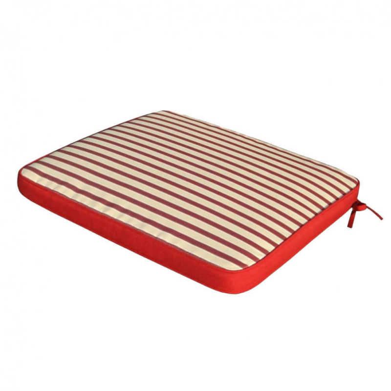 Cuscino Real Seduta Red per sedie e arredo giardino