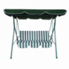 Dondolo Green da giardino con cuscini comfort e stile outdoor