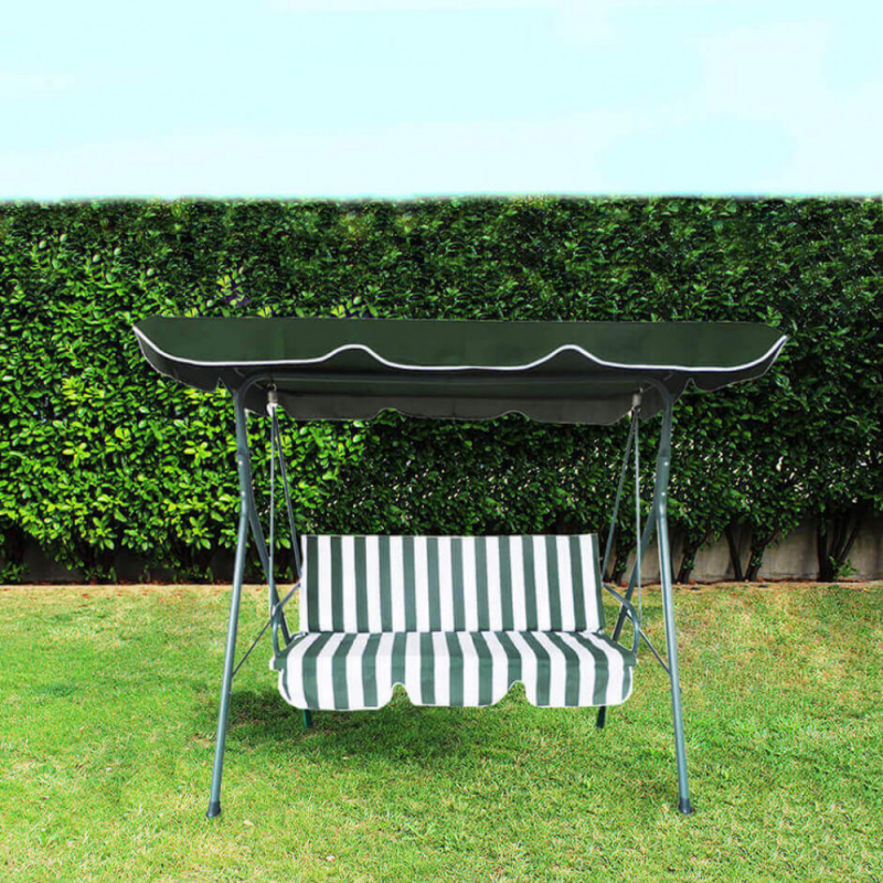 Dondolo Green da giardino con cuscini comfort e stile outdoor