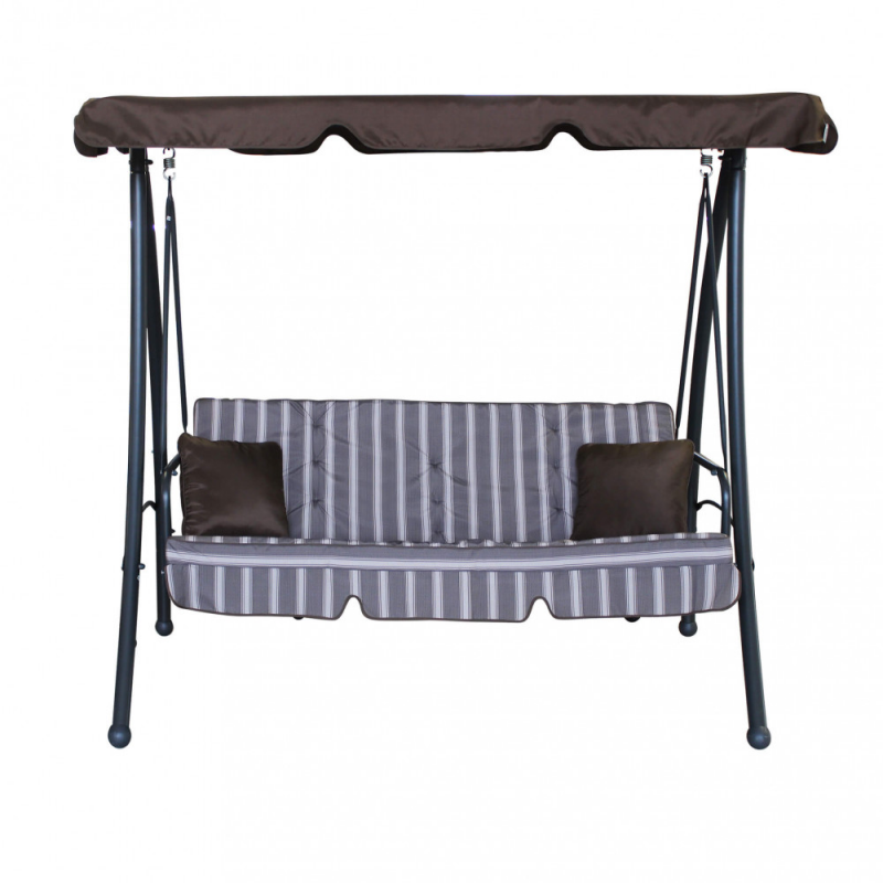 Dondolo Antigua da giardino con cuscini 3 posti robusto elegante