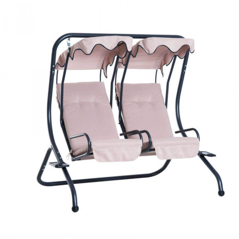 Dondolo Cicladi da giardino 3 posti comfort design moderno