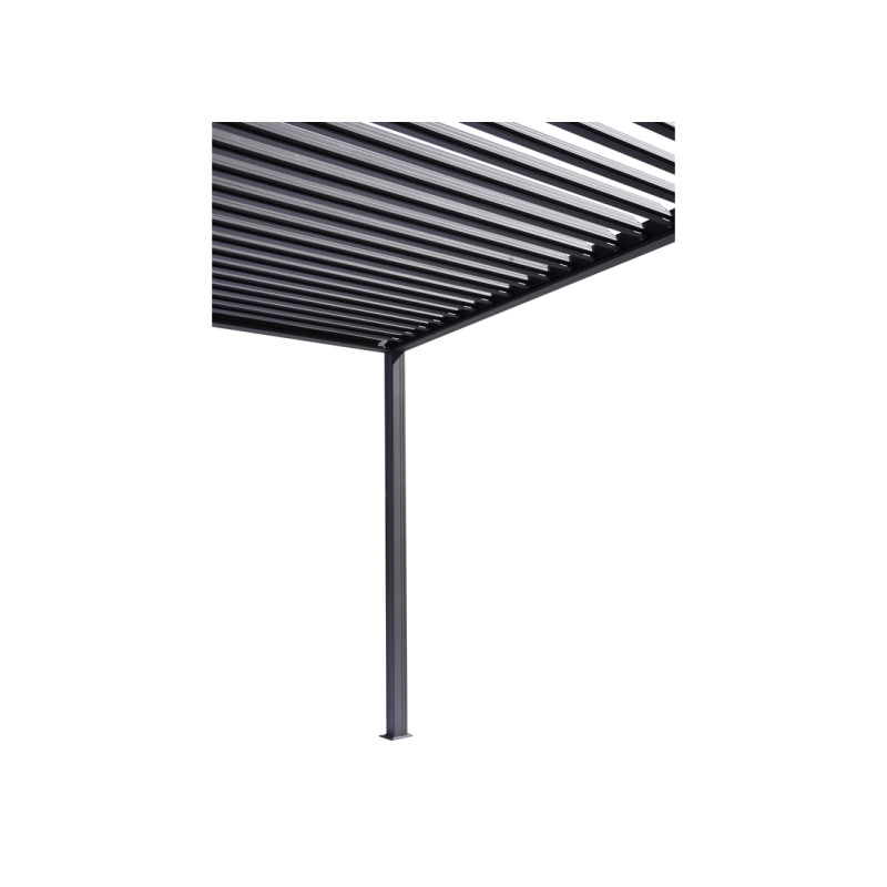 Pergola New Mexico 3x4 Alluminio E Acciaio Antracite Moia