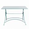 Tavolo Bristol 110x70 in ferro da esterno robusto ed elegante
