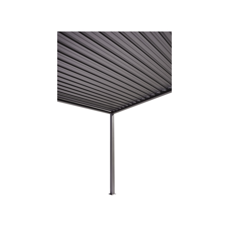 Pergola New Mexico 3x4 Alluminio E Acciaio Antracite Moia