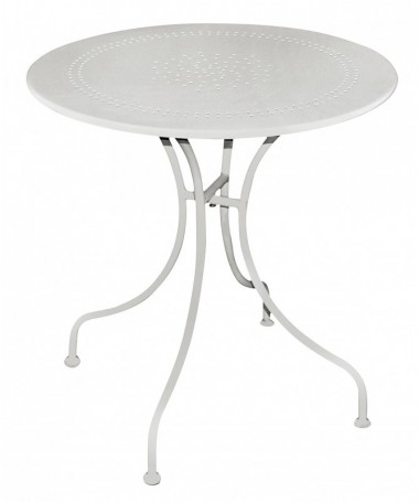 Zoom Tavolo Peschiera MOIA rotondo in ferro avorio 60 cm