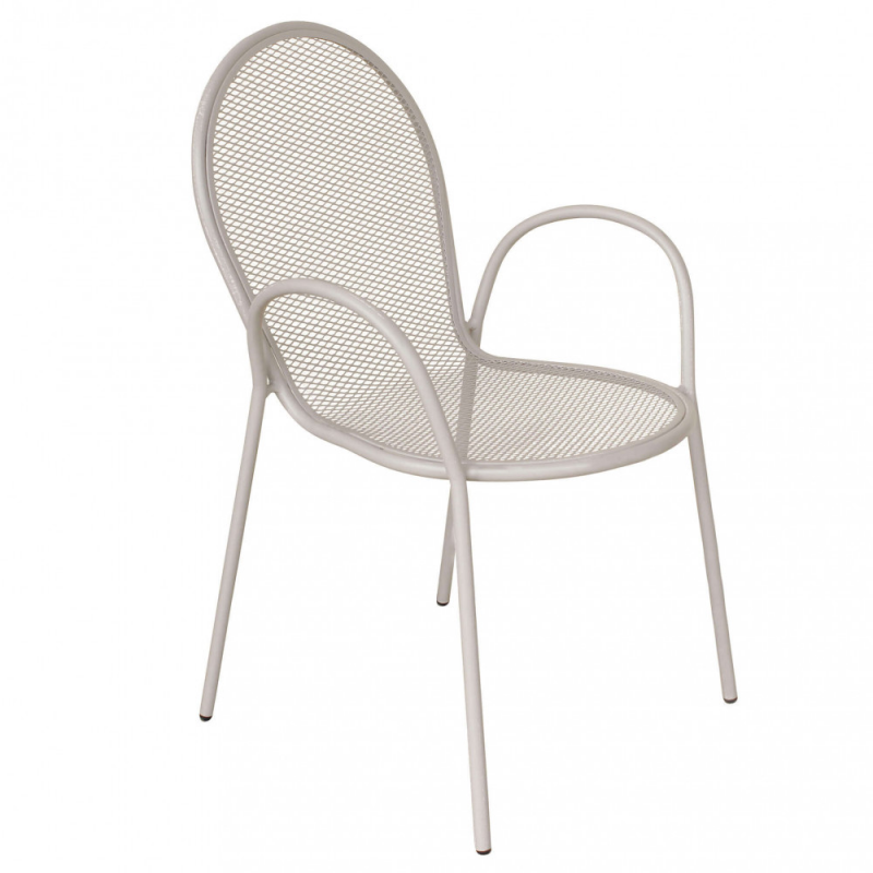 Poltrona Sheffield impilabile da esterno robusta e confortevole