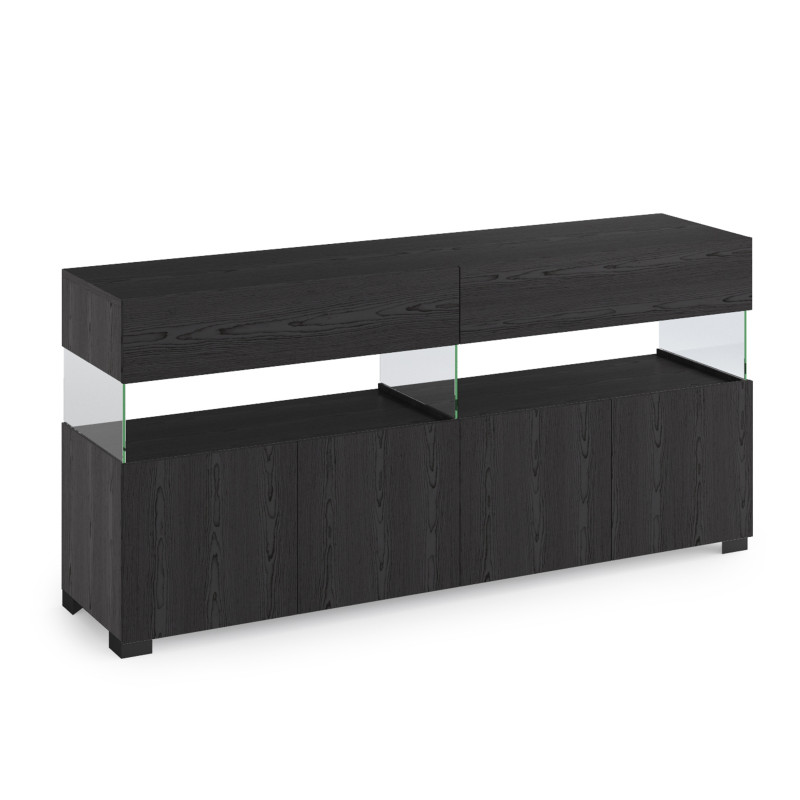Madia Float Black Wood 4A 109X45,9X9 Cm