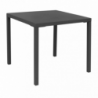 Tavolo Manchester 80x80 cm ferro impilabile resistente giardino