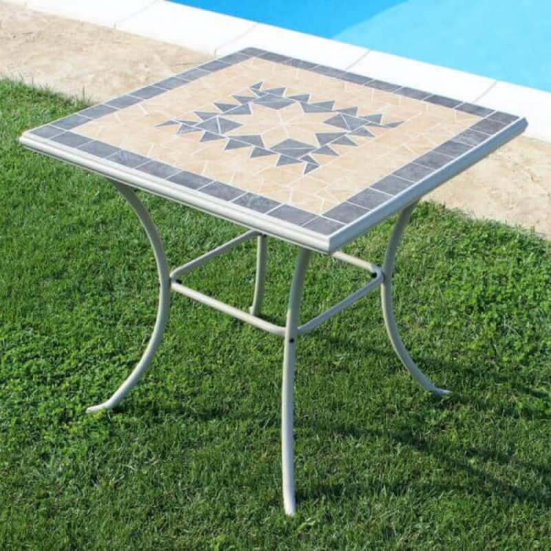 TAVOLO QUADRATO PERSE 80 X 80