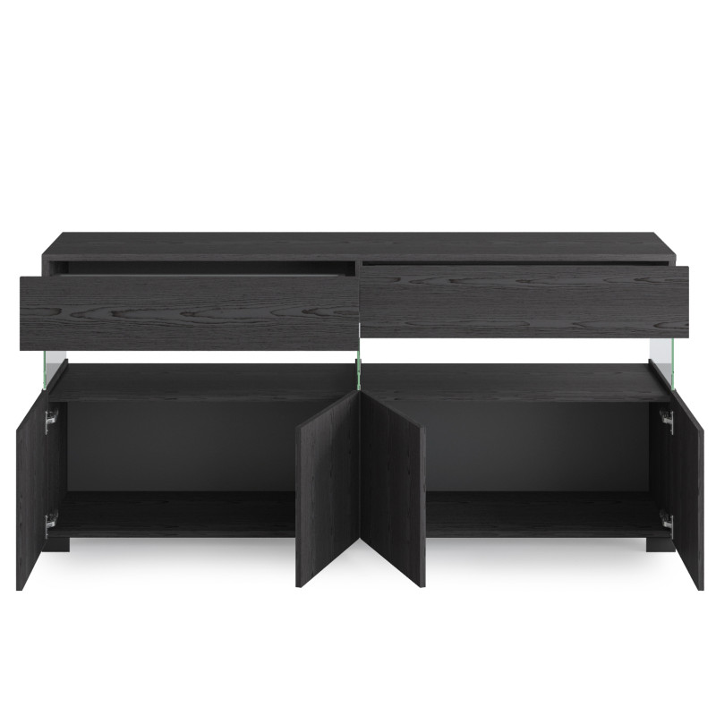 Madia Float Black Wood 4A 109X45,9X9 Cm