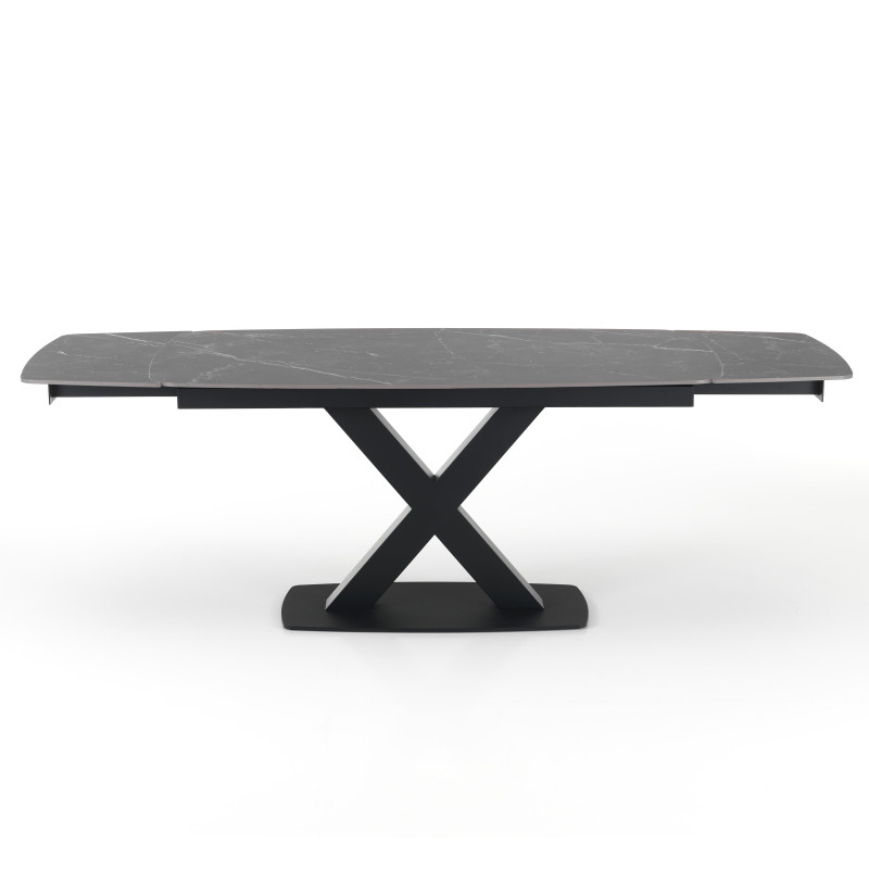 Tavolo Allungabile Alexa Grey Marble 170X103X17 Cm