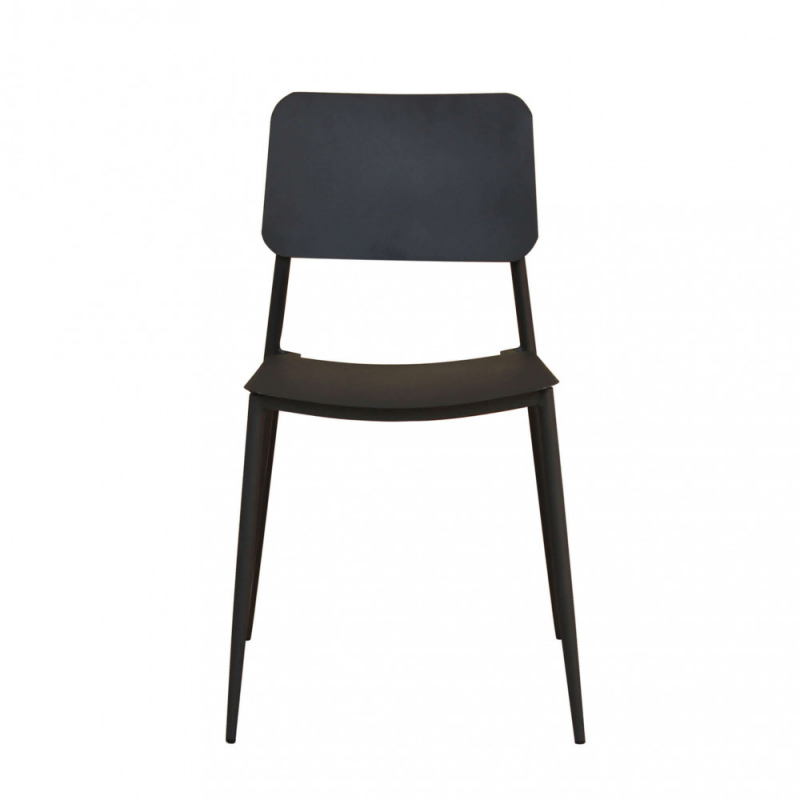 Sedia Vega impilabile in ferro da esterno robusta e pratica