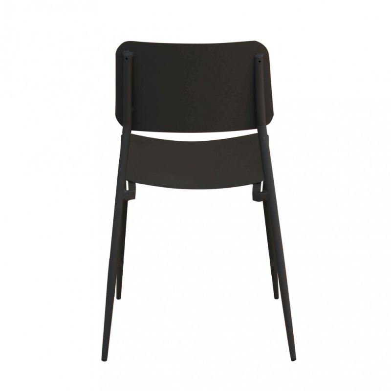 Sedia Vega impilabile in ferro da esterno robusta e pratica