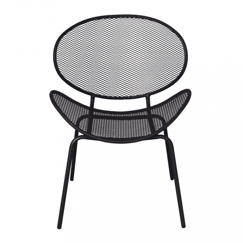 Poltrona Midway impilabile da esterno robusta e confortevole