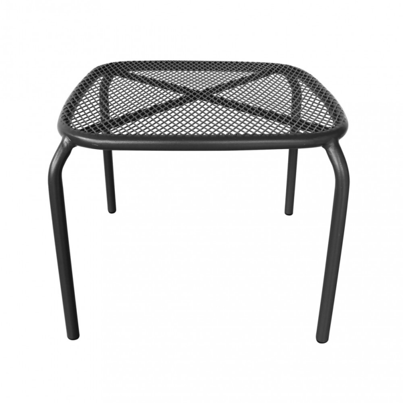 Tavolino Midway in ferro da esterno robusto e compatto