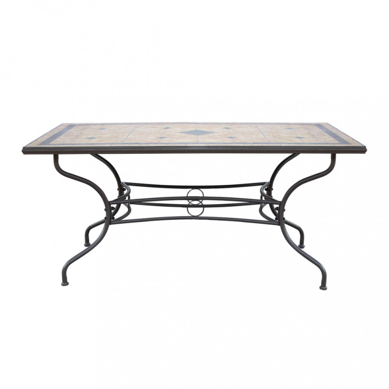 TAVOLO RETTANGOLARE NEREO 160 X 90
