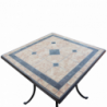 Tavolo Quadrato Nereo 80x80 in ferro da esterno robusto