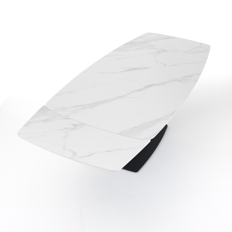 Tavolo Allungabile Alexa White Marble 170X103X17 Cm