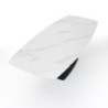 Tavolo Allungabile Alexa White Marble 170X103X17 Cm