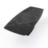 Tavolo Allungabile Alexa Black Marble 170X103X17 Cm