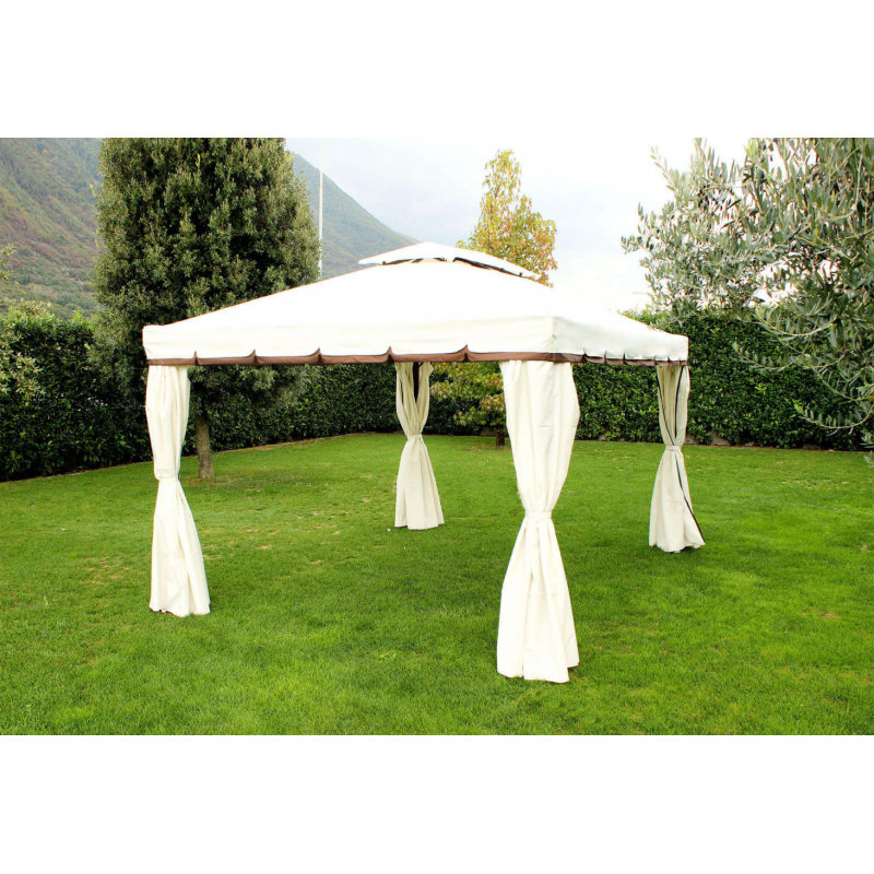 Gazebo Avana 3x3 m struttura robusta per esterno elegante