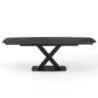 Tavolo Allungabile Alexa Black Marble 170X103X17 Cm