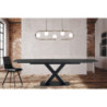 Tavolo Allungabile Alexa Black Marble 170X103X17 Cm