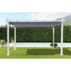 Zoom GAZEBO ASTORIA 3 X 4 TORTORA TELO GRIGIO