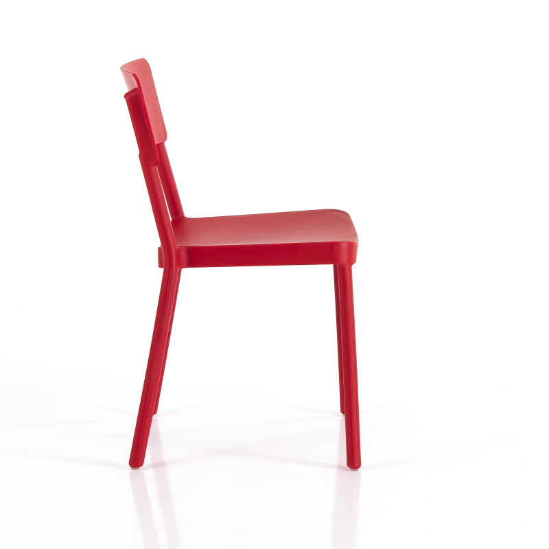 Sedia Da Interno / Esterno Anja Red 46X63X101 Cm
