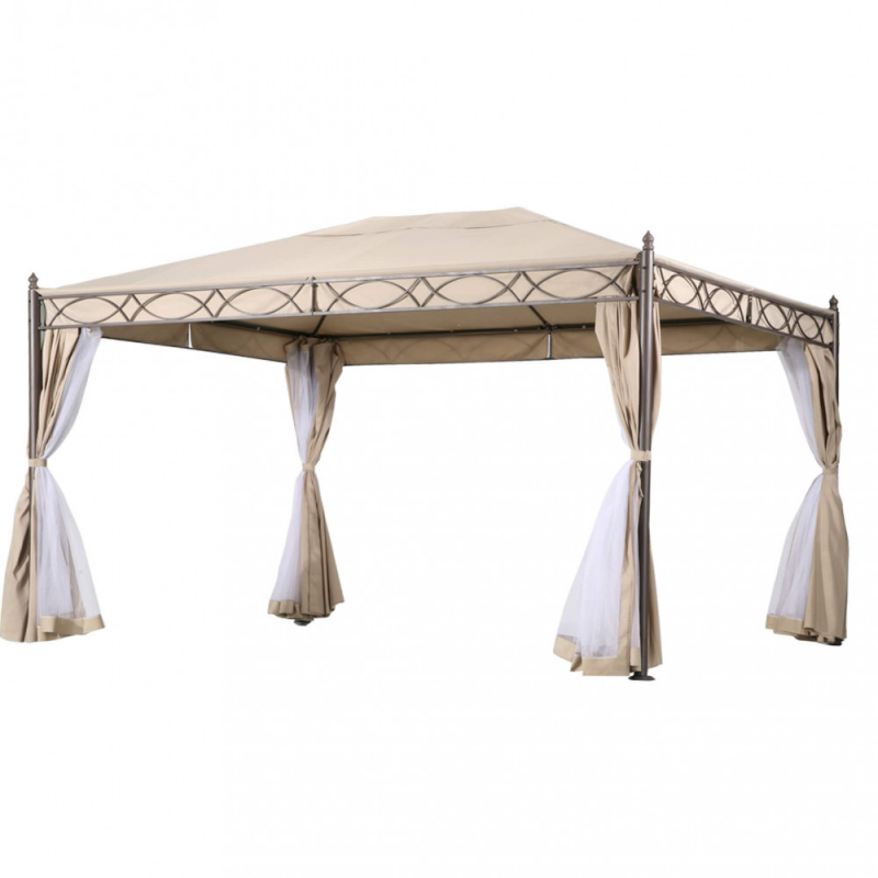 Gazebo Karnak 3x4 mt elegante e robusto per esterni giardino