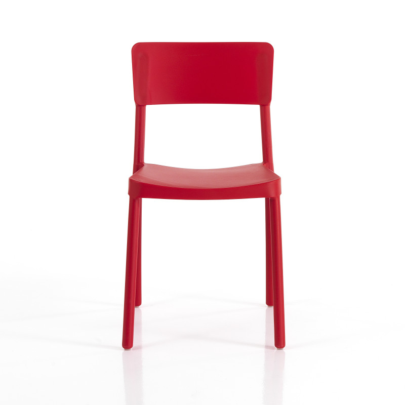 Sedia Da Interno / Esterno Anja Red 46X63X101 Cm