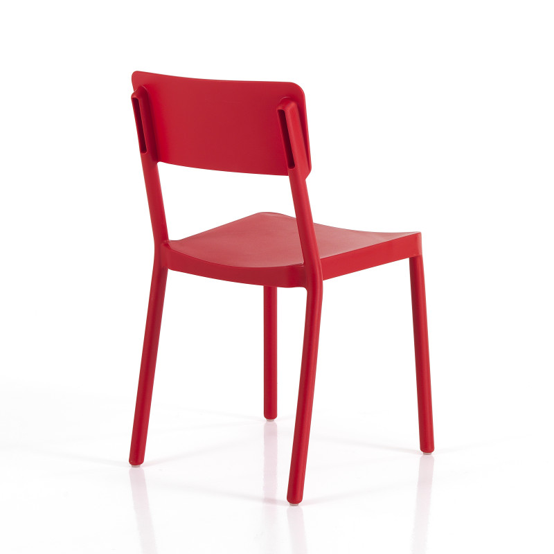 Sedia Da Interno / Esterno Anja Red 46X63X101 Cm