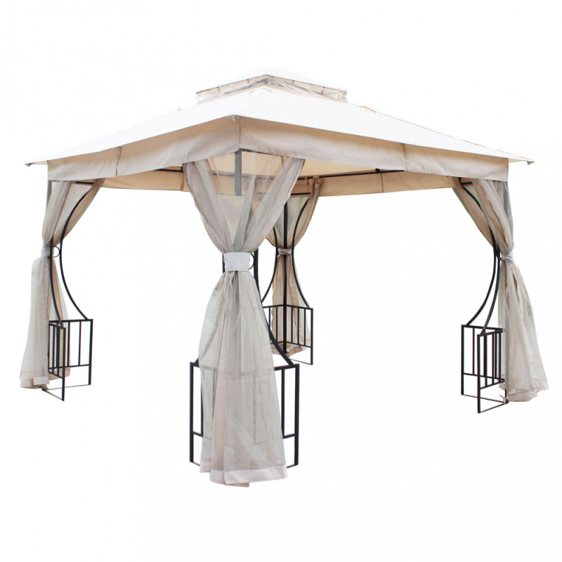 Gazebo Hogan 3x3 m da giardino robusto e facile da montare