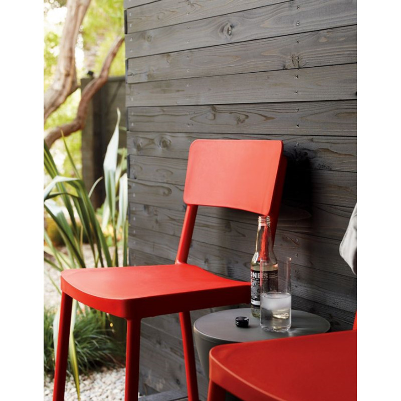Sedia Da Interno / Esterno Anja Red 46X63X101 Cm