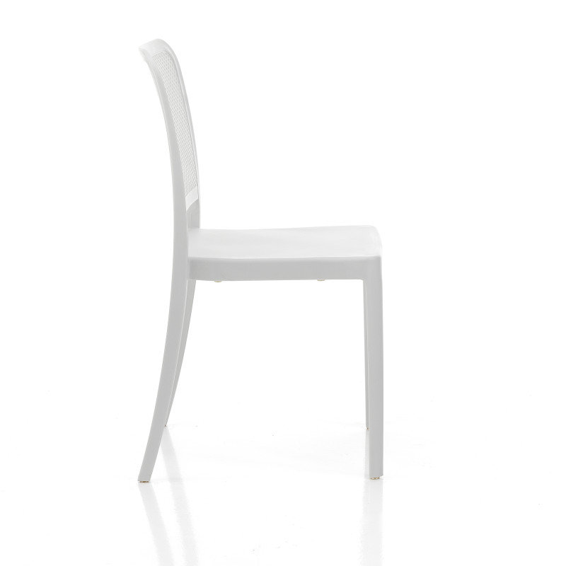 Sedia Da Interno / Esterno Sabine White 47X62X102 Cm