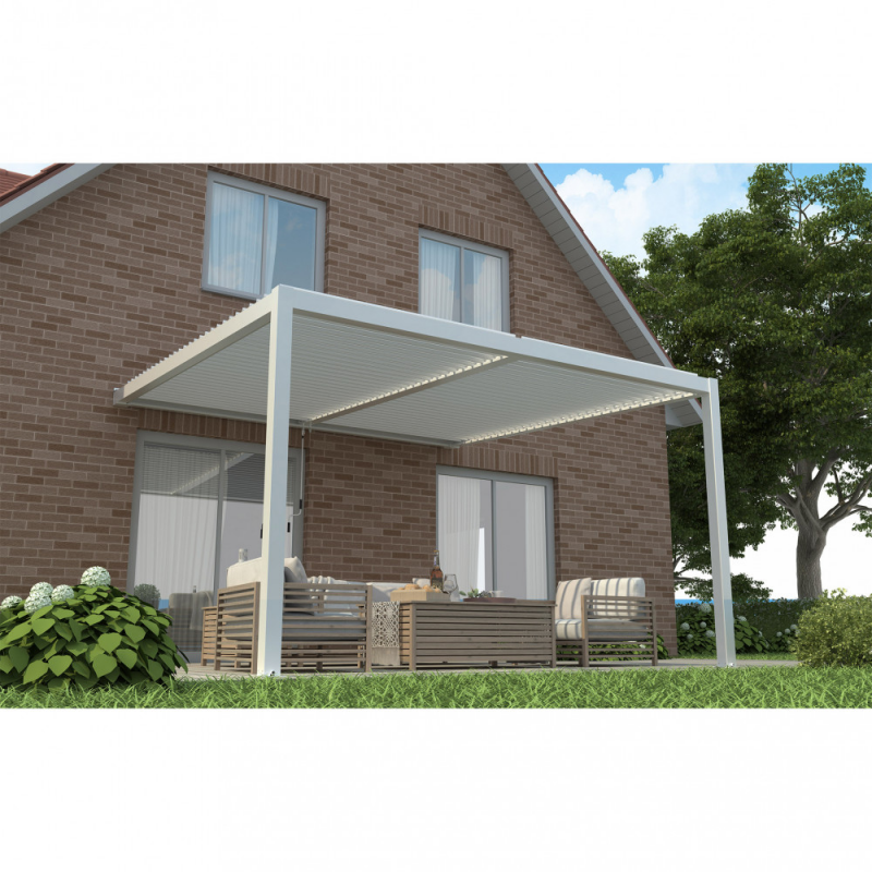 PERGOLA BIOCLIMATICA 4 X 4 ADDOSSATA