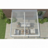 PERGOLA BIOCLIMATICA 4 X 4 ADDOSSATA