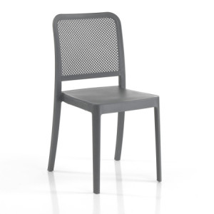 Sedia Da Interno / Esterno Sabine Grey 47X62X102 Cm