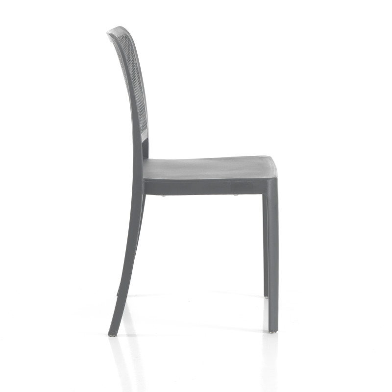 Sedia Da Interno / Esterno Sabine Grey 47X62X102 Cm