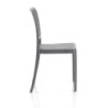 Sedia Da Interno / Esterno Sabine Grey 47X62X102 Cm