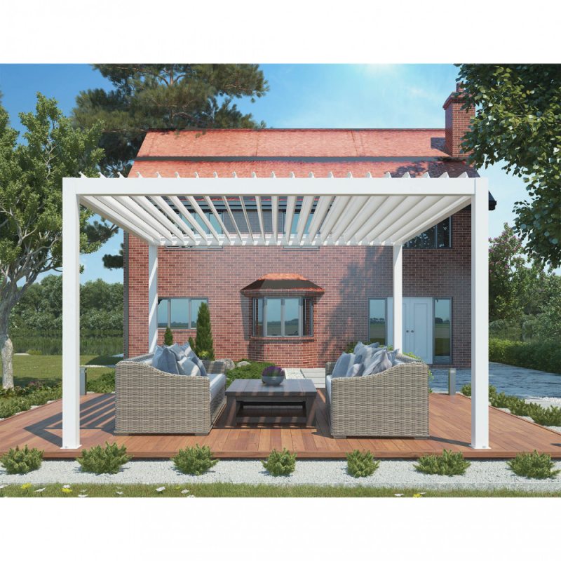 PERGOLA BIOCLIMATICA 4 X 4 MOTORIZZATA CON LED