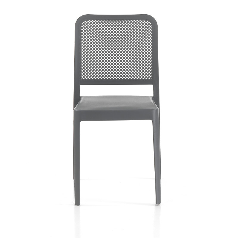 Sedia Da Interno / Esterno Sabine Grey 47X62X102 Cm