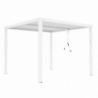 Pergola bioclimatica 3x3 alluminio lamelle orientabili Cosma