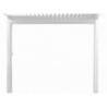 Laterale 3 m pergola bioclimatica PVC resistente giardino