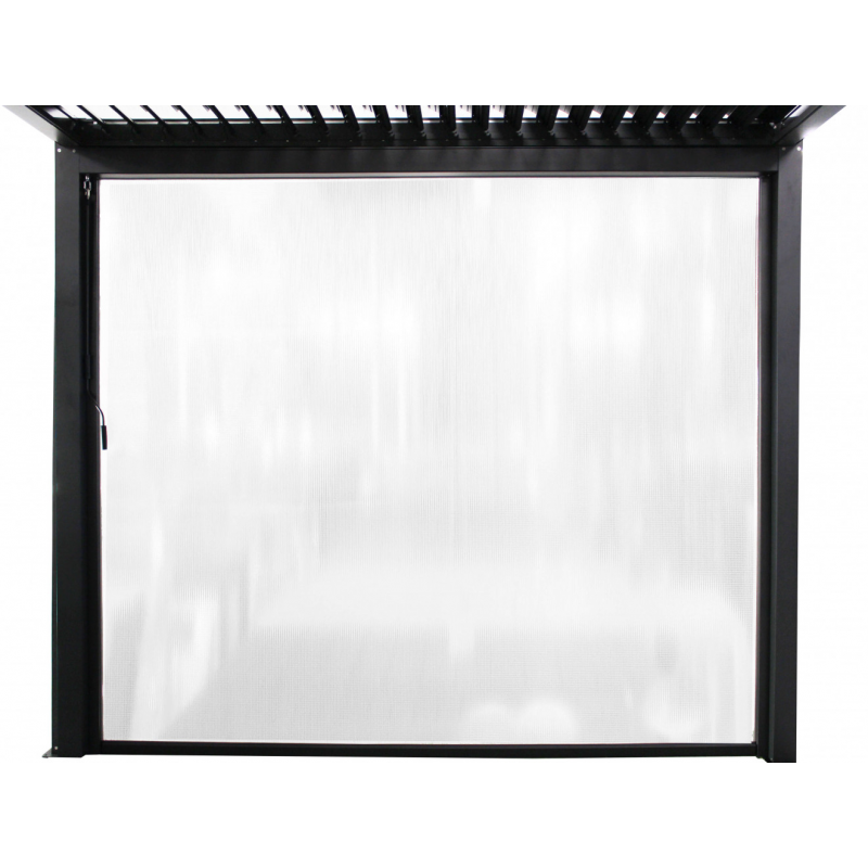 Laterale per pergola bioclimatica PVC 3 metri protezione esterno