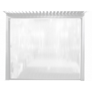 Laterale 4 m pergola bioclimatica PVC resistente giardino