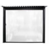 Laterale PVC 4m per pergola bioclimatica - Protezione esterno
