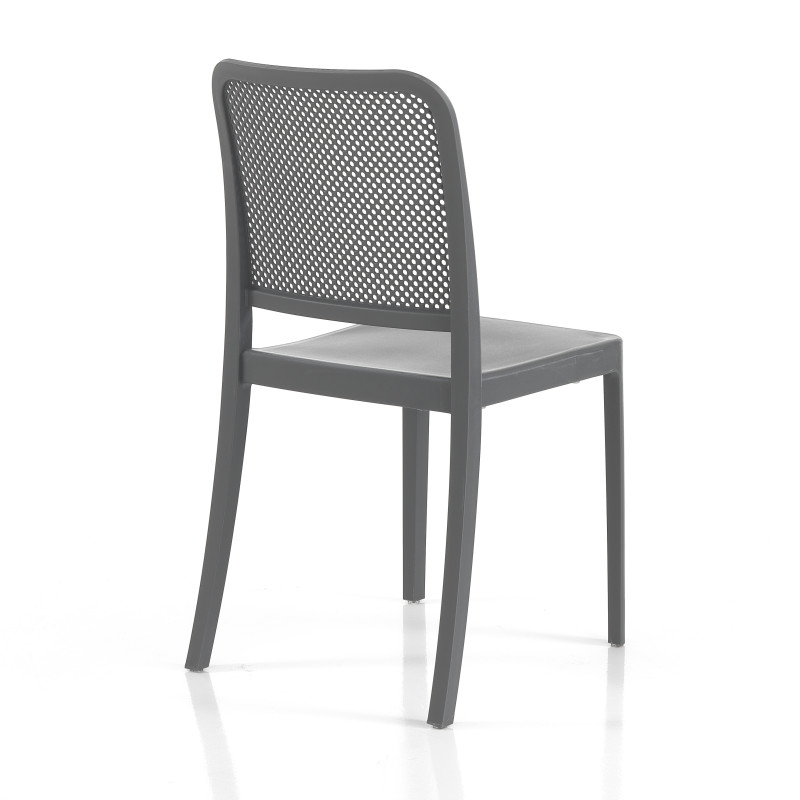 Sedia Da Interno / Esterno Sabine Grey 47X62X102 Cm